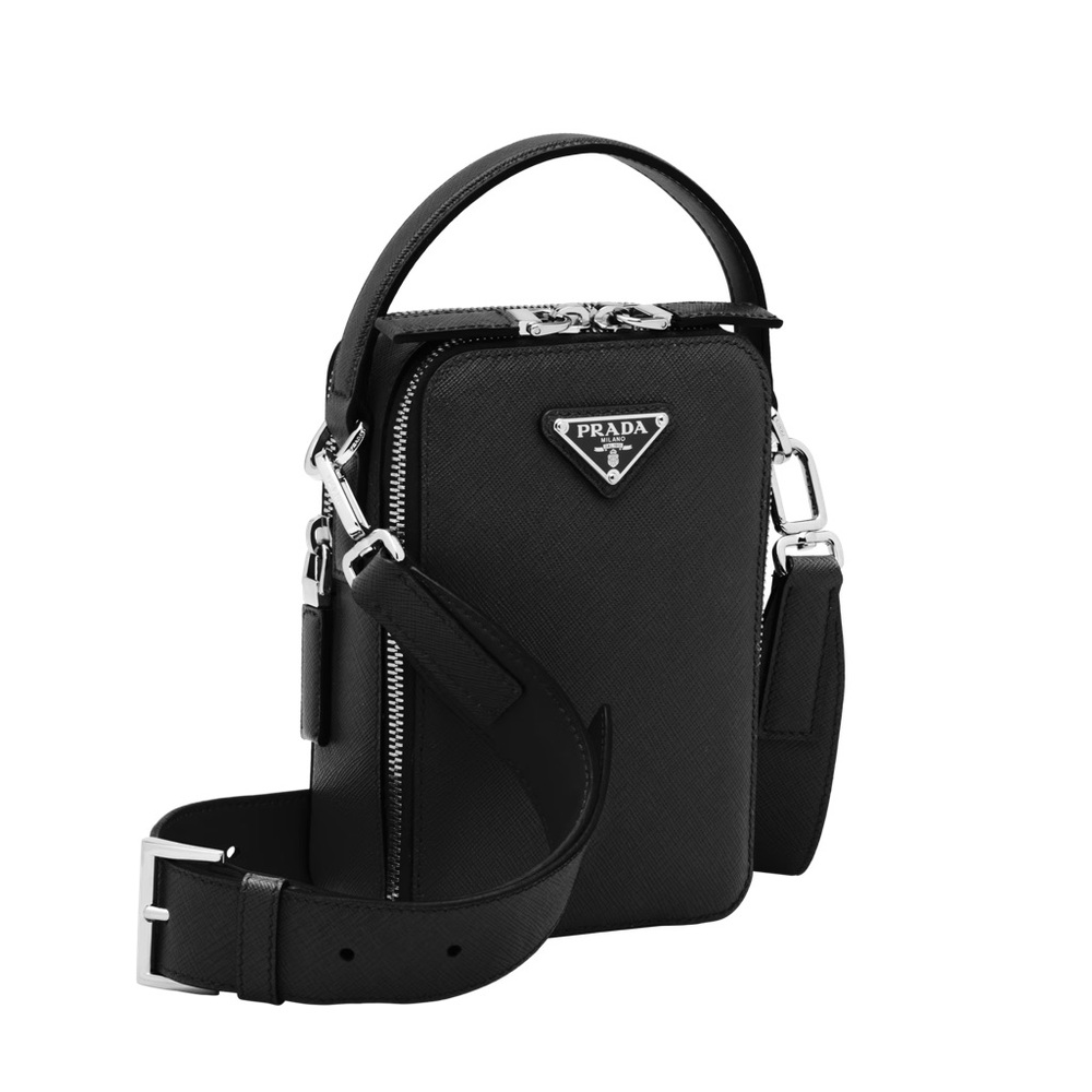 Prada Brique Saffiano Leather Bag